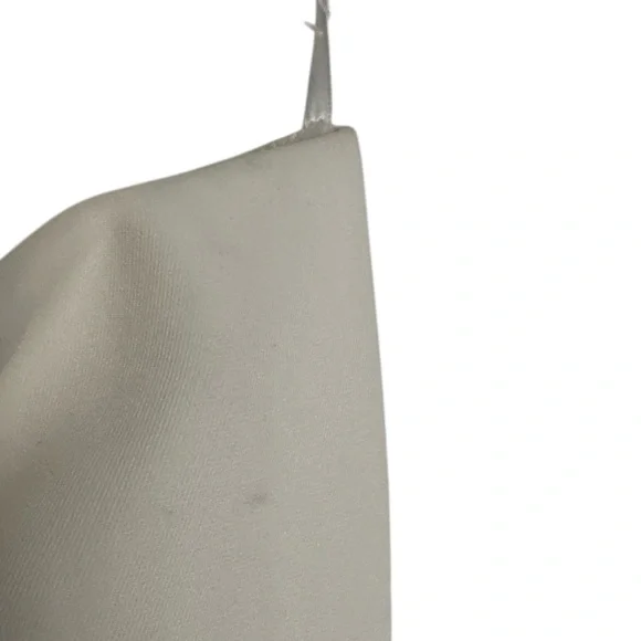 Exscape Flo One Shoulder Ruffle Dress Ivory Formal Spring Summer Event Size 16 - Picture 8 of 9